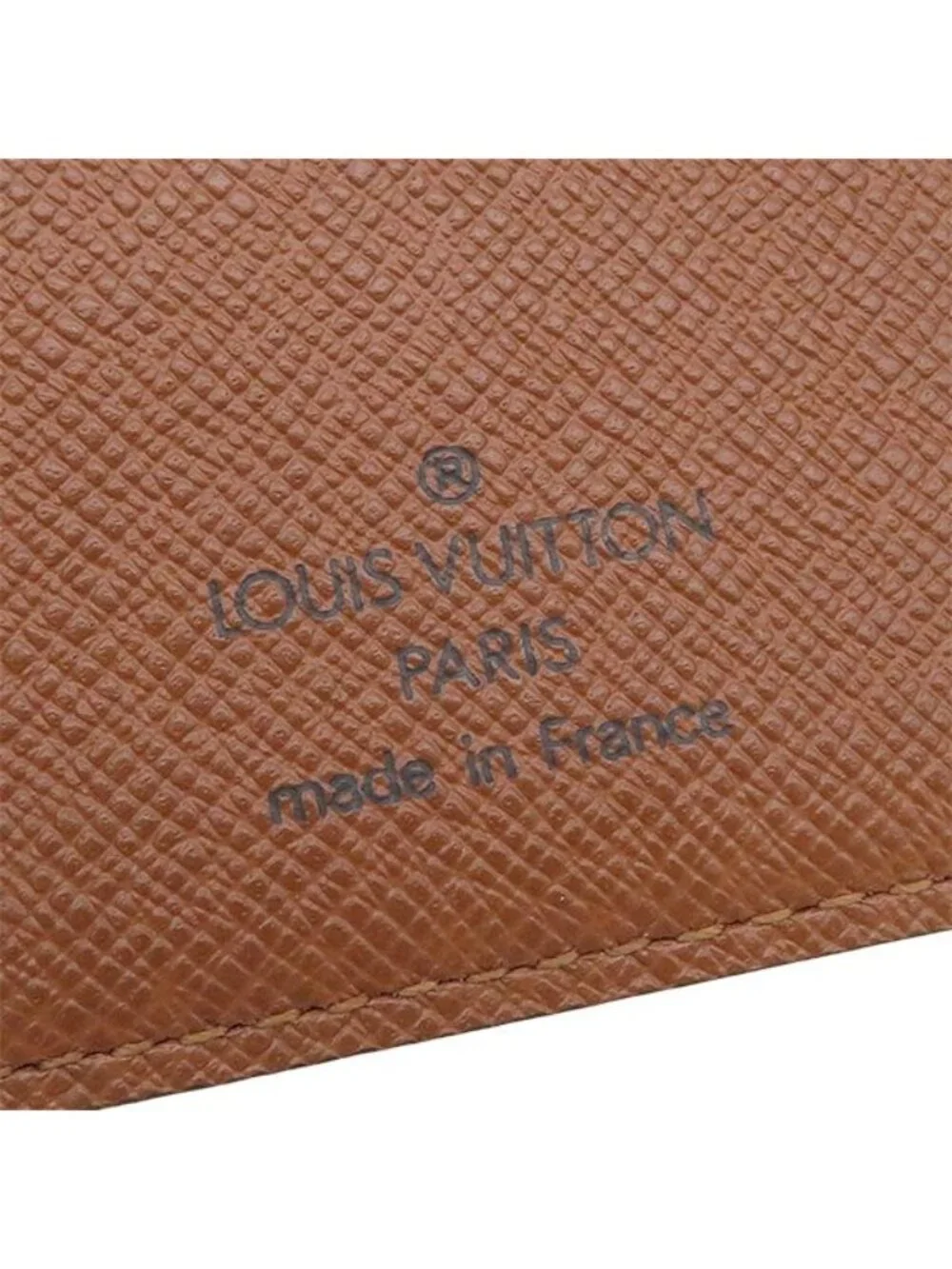 Louis Vuitton Bifold Wallet Portefeuille Marco Monogram Canvas Gold Brown